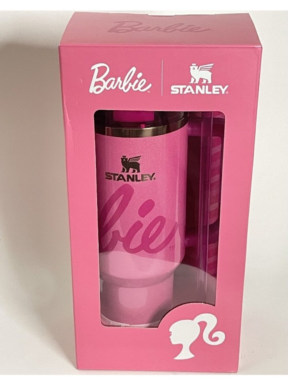Stanley x Barbie ICON 40oz Quencher H2.0 FlowState Tumbler 65th Anniversary NIB - Picture 10 of 10